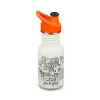 klean kanteen Trinkflaschen|Trinkflasche Kid Classic Tiger einwandig 355ml mit Sport Cap