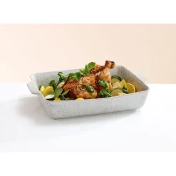 Auflaufform 39x26 cm Artisan hellgrau<Ladelle Sale