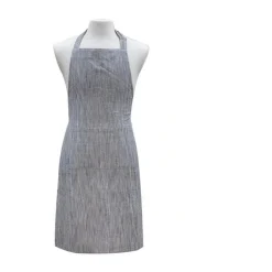 Ladelle Küchentextil|Schürze 74x85 cm Lina Stripe marineblau