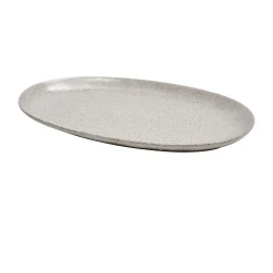 Ladelle Servierplatten|Servierplatte oval 41x25 cm Artisan hellgrau
