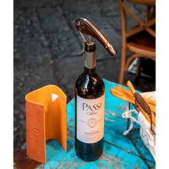 Geschenkset Sommelier-Korkenzieher Soft Machine 2-tlg. Nomad Collection braun<L'atelier du vin Discount