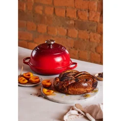 Le Creuset Brotkästen & Brotkörbe|Essentials|Brot Bräter 24 cm Signature kirschrot