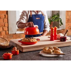Le Creuset Brotbacken|Kochwelt Entdecken|Brot Bräter 24 cm Signature Ofenrot