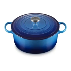 Bräter mit Deckel 28 cm Signature azure<Le Creuset Hot