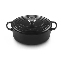 Le Creuset Weihnachten|Kochwelt Entdecken|Bräter mit Deckel 35 cm Signature Schwarz