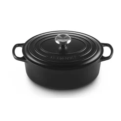 Bräter mit Deckel 40 cm Signature Schwarz<Le Creuset