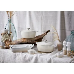 Le Creuset Weihnachten|Kochwelt Entdecken|Bräter mit Deckel 31 cm Signature Meringue