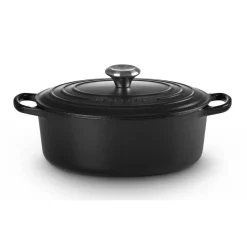 Le Creuset Weihnachtsmenü|Bräter mit Deckel 35 cm Signature Schwarz