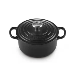 Le Creuset Bräter|Kochwelt Entdecken|Bräter mit Deckel 20 cm Signature Schwarz