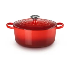 Bräter mit Deckel 26 cm Signature kirschrot<Le Creuset Online