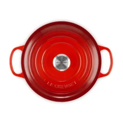 Bräter mit Deckel 26 cm Signature kirschrot<Le Creuset Online