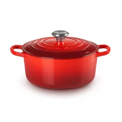 Bräter mit Deckel 24 cm Signature Kirschrot<Le Creuset Hot