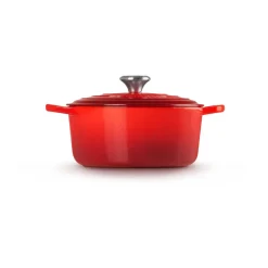 Bräter mit Deckel 24 cm Signature Kirschrot<Le Creuset Hot