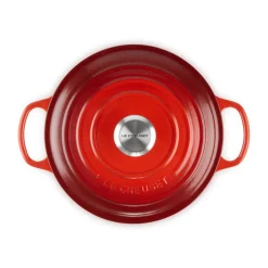 Bräter mit Deckel 24 cm Signature Kirschrot<Le Creuset Hot