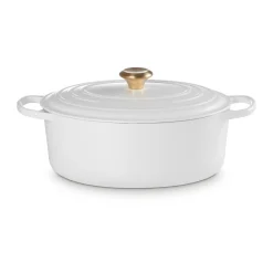 Bräter mit Deckel 31 cm Signature White<Le Creuset Online