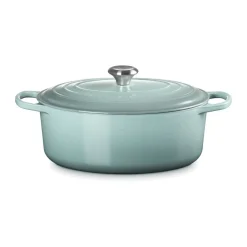 Le Creuset Kochmesser|Bräter mit Deckel 31 cm Signature Sea Salt