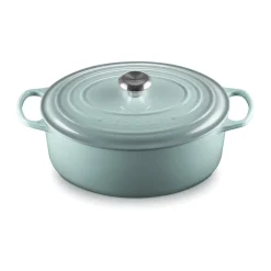 Le Creuset Kochmesser|Bräter mit Deckel 31 cm Signature Sea Salt