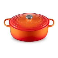 Le Creuset Bräter|Weihnachten|Bräter mit Deckel 31 cm Signature Ofenrot
