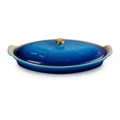 Fischbackform mit Deckel 34 cm Tradition Azure<Le Creuset Best