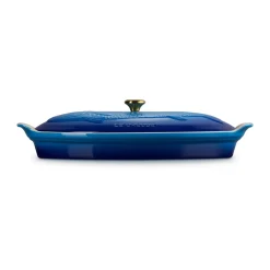 Fischbackform mit Deckel 34 cm Tradition Azure<Le Creuset Best