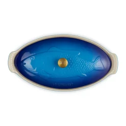 Fischbackform mit Deckel 34 cm Tradition Azure<Le Creuset Best