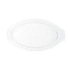 Le Creuset Backformen|Kochwelt Entdecken|Fischbackform mit Deckel 34 cm Tradition White