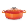 Le Creuset Weihnachten|Kochwelt Entdecken|Gourmet-Bräter mit Deckel 30 cm Signature Ofenrot