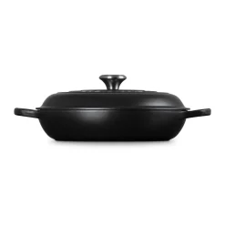 Gourmet-Profitopf mit Deckel 30 cm Signature schwarz<Le Creuset Discount