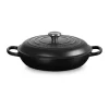Le Creuset Kochwelt Entdecken|Töpfe|Gourmet-Profitopf mit Deckel 30 cm Signature schwarz