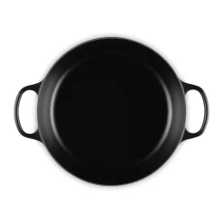 Le Creuset Kochwelt Entdecken|Töpfe|Gourmet-Profitopf mit Deckel 30 cm Signature schwarz