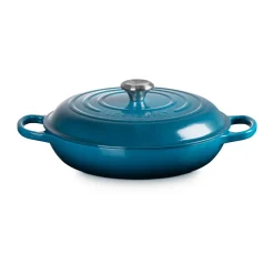 Gourmet-Profitopf mit Deckel 30 cm Signature Deep Teal<Le Creuset Online