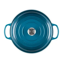 Gourmet-Profitopf mit Deckel 30 cm Signature Deep Teal<Le Creuset Online