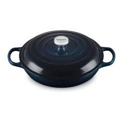 Le Creuset Bräter|20 Jahre Tischwelt|Gourmet-Profitopf mit Deckel 30 cm Signature Nuit