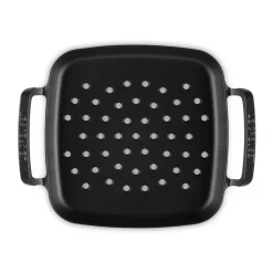 Le Creuset Grillen|Vatertag|Grillkorb 39x31 cm BBQ Outdoor Schwarz