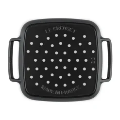 Le Creuset Grillen|Vatertag|Grillkorb 39x31 cm BBQ Outdoor Schwarz