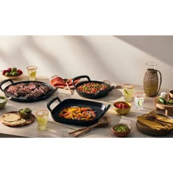 Le Creuset Grillen|Vatertag|Grillkorb 39x31 cm BBQ Outdoor Schwarz