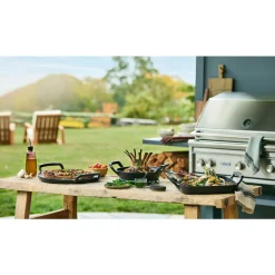 Le Creuset Pfannen|Kochwelt Entdecken|Grillpfanne 35x27 cm BBQ Outdoor Schwarz