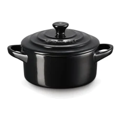 Le Creuset Vatertag|Weihnachten|Mini Cocotte 10 cm schwarz