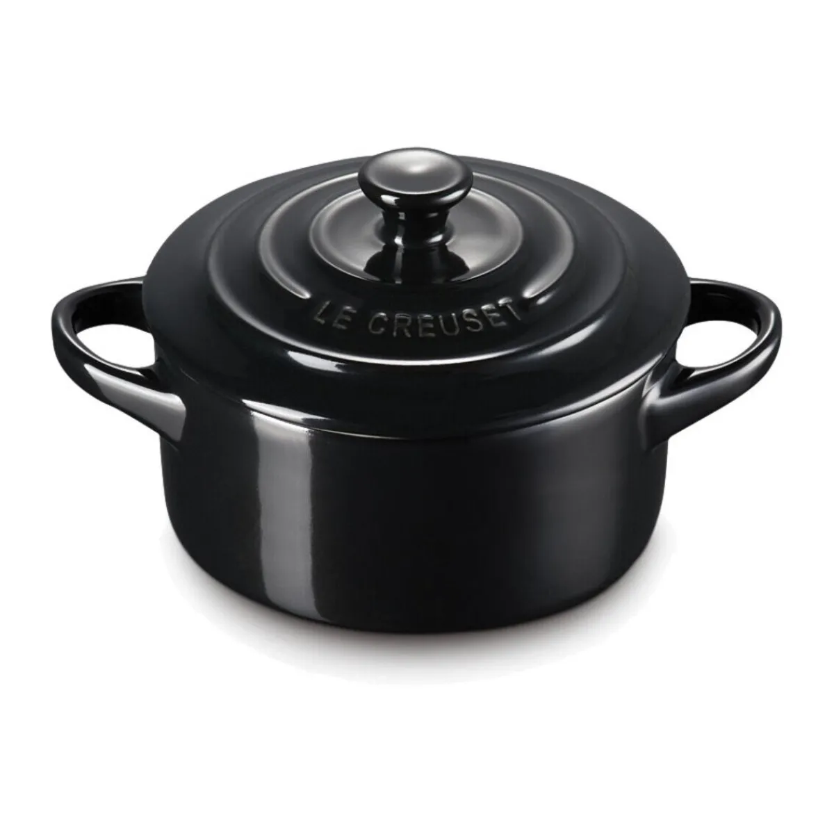 Le Creuset Vatertag|Weihnachten|Mini Cocotte 10 cm schwarz