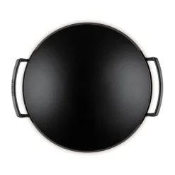 Le Creuset Kochwelt Entdecken|Pfannen|Wok mit Glasdeckel 36 cm Ofenrot