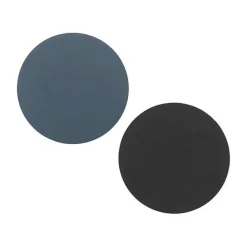 LINDDNA Untersetzer|Vatertag|Glasuntersetzer 10 cm Circle Nupo Double dark blue/black