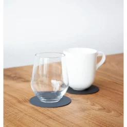 LINDDNA Untersetzer|Vatertag|Glasuntersetzer 10 cm Circle Nupo Double dark blue/black