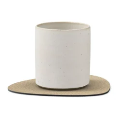 Glasuntersetzer 11x13 cm Curve Hippo sand<LINDDNA Online