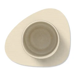 LINDDNA Untersetzer|Glasuntersetzer 11x13 cm Curve Corduroy vanilla