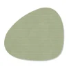 Glasuntersetzer 11x13 cm Curve Corduroy olive green<LINDDNA Hot