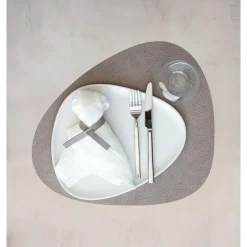 LINDDNA Tischwäsche|Tischset L 37x44 cm Curve Hippo warm grey
