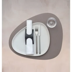 LINDDNA Tischwäsche|Tischset L 37x44 cm Curve Serene ash