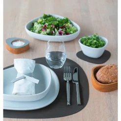 Tischset L 37x44 cm Curve Nupo caviar<LINDDNA New