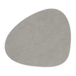 Tischset L 37x44 cm Curve Corduroy light grey<LINDDNA