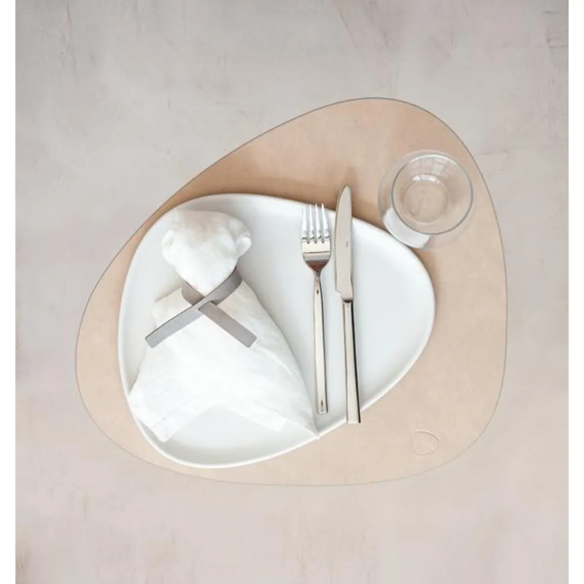 Tischset L 37x44 cm Curve Nupo sand<LINDDNA Discount